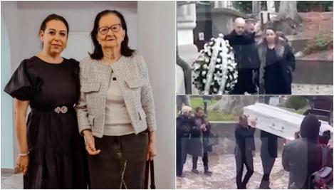 Mioara Roman a fost înmormântată. Imagini sfâșietoare cu Oana Roman care și-a condus mama pe ultimul drum
