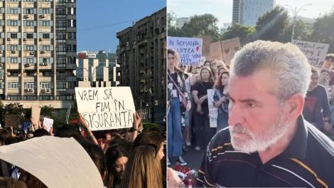 Ce a transmis tânăra agresată la protestul pentru siguranța femeilor de marți din Piața Victoriei. Ce amendă a primit agresorul