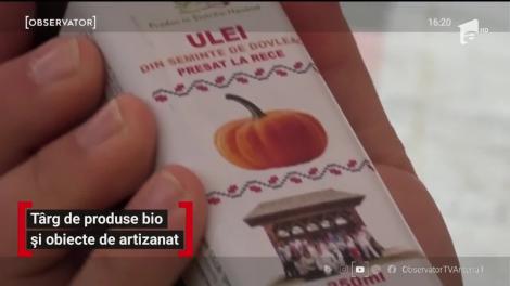 Târg cu produse bio și obiecte de artizanat în Cetatea Bistriţa
